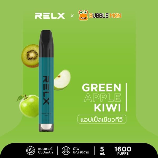 Relx Bubblemon Green Apple Kiwi