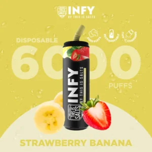 INFY 6000 Puffs strawberry banana